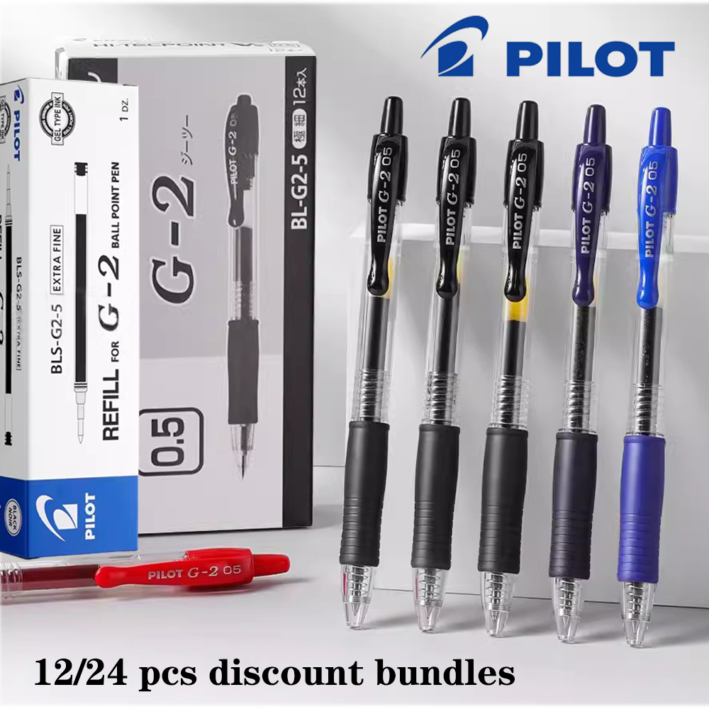12/24Pcs 정품 파일럿 젤 펜 세트 BL-G2 빠 - Pilot Pen G2 리뷰 및 가격