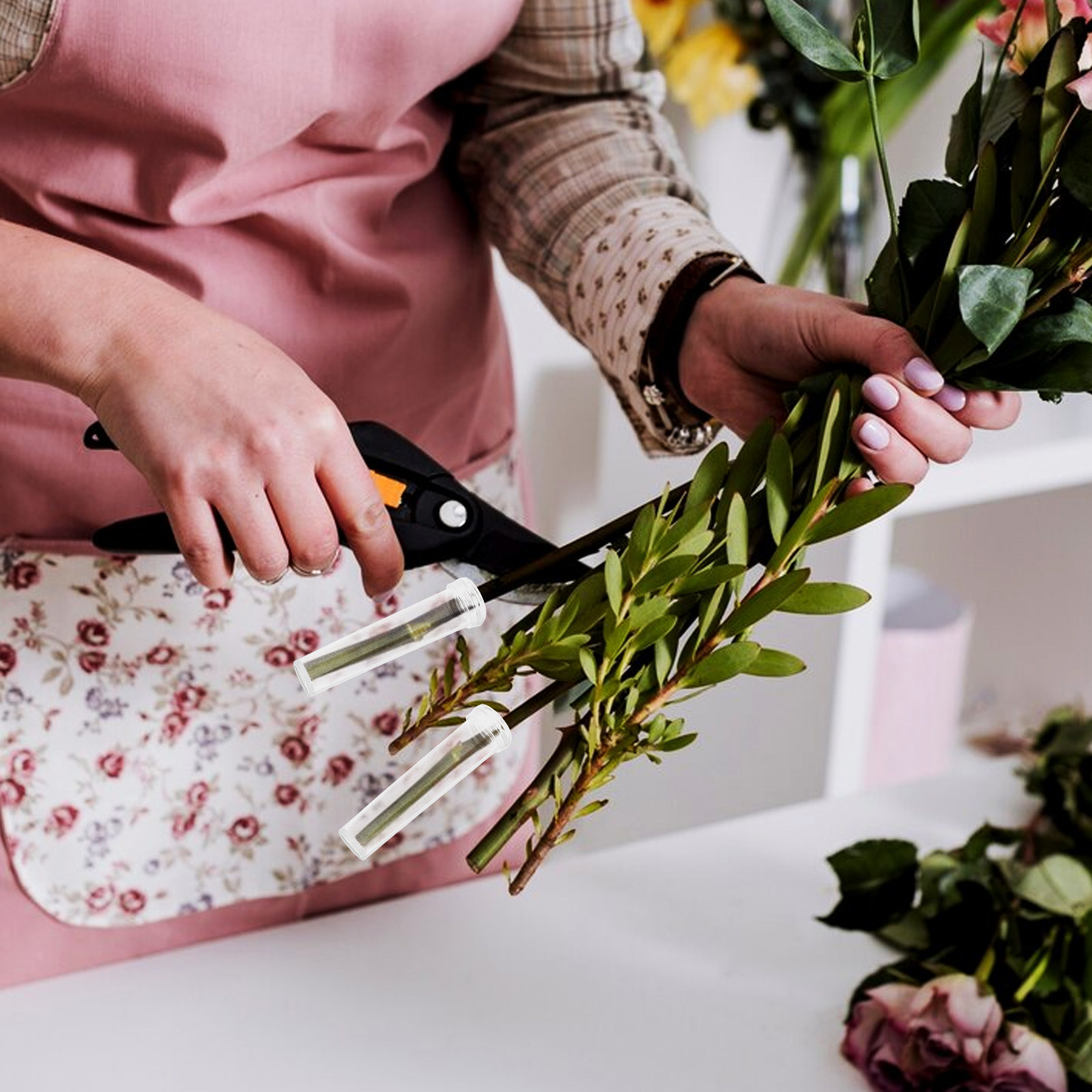 200Pcs 꽃 물 튜브 투명 플라스틱 영양 튜브 신선 - Florist Flower Supply 리뷰 및 가격