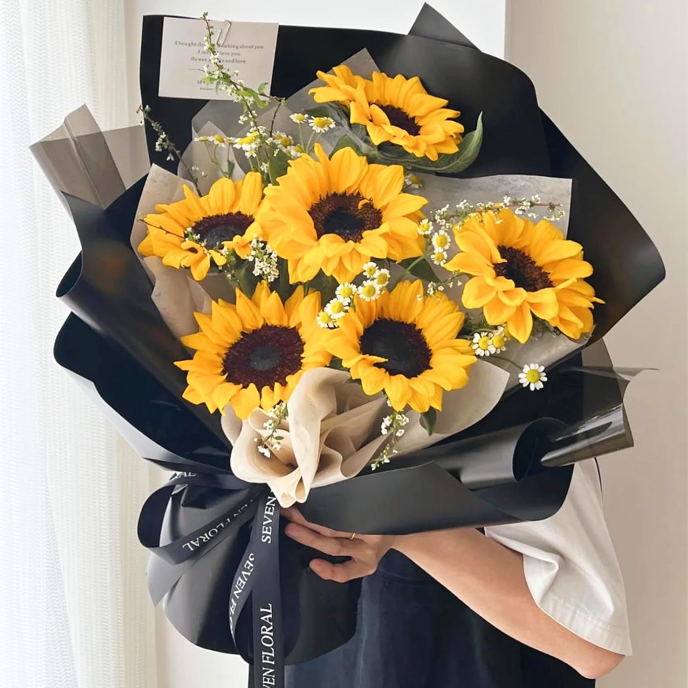 방수 반투명 한국 꽃무늬 포장지 20매 블랙 플라워 디 - Florist Flower Supply 리뷰 및 가격