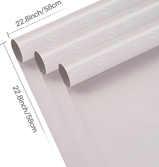 20장 꽃 포장지 - 22.8 x 22.8인치 누드 러 - Florist Flower Supply 리뷰 및 가격