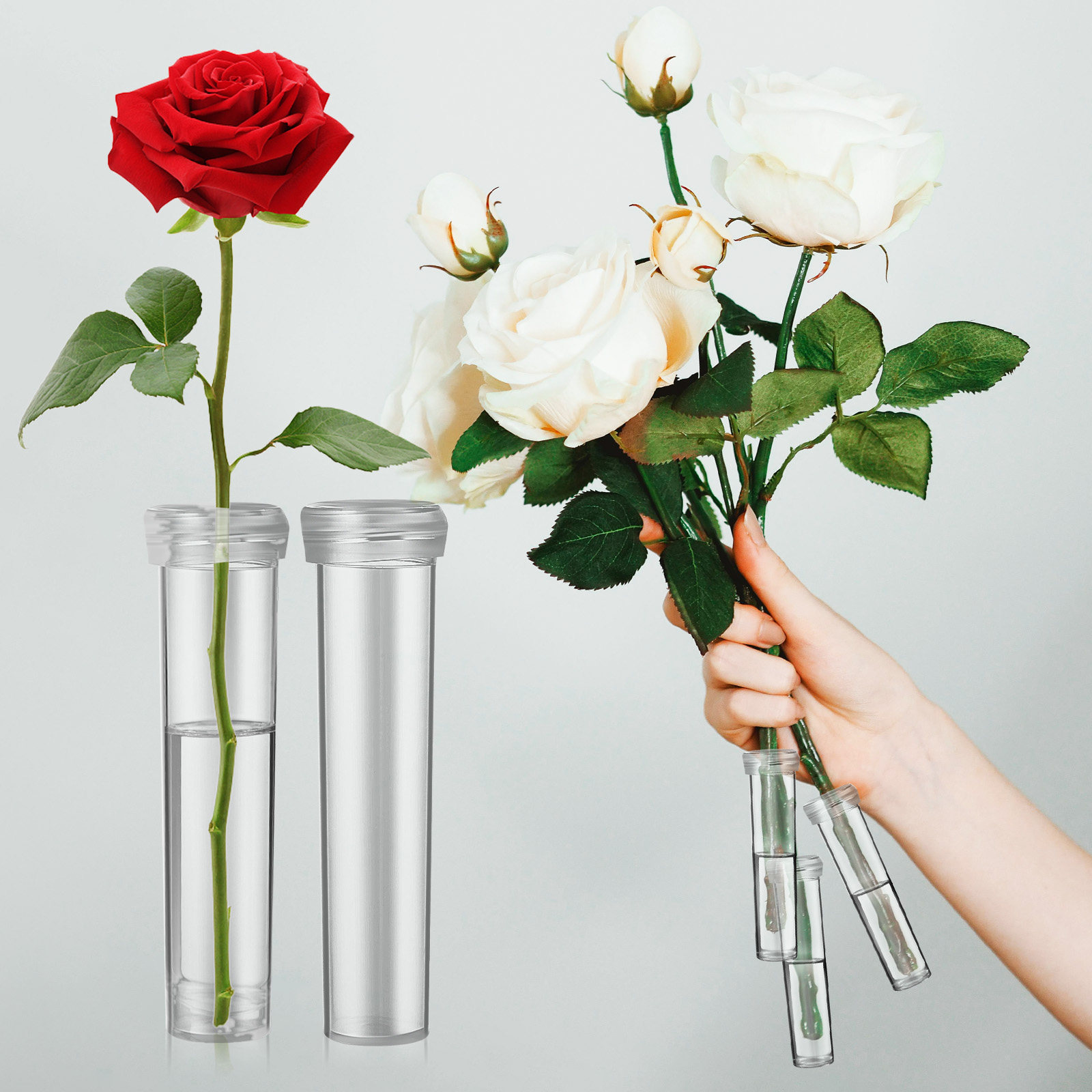100개 꽃 물 공급 튜브 신선한 영양 공급 튜브 범용 - Florist Flower Supply 리뷰 및 가격