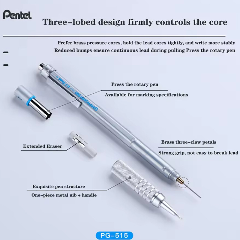 Pentel 기계식 연필 GraphGear 500 깨지 - Pentel Pen Graphgear 리뷰 및 가격