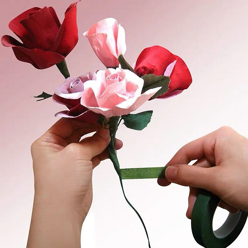셀프 접착식 꽃꽂이 테이프 꽃 줄기 포장지 꽃술 테이프 - Florist Flower Supply 리뷰 및 가격