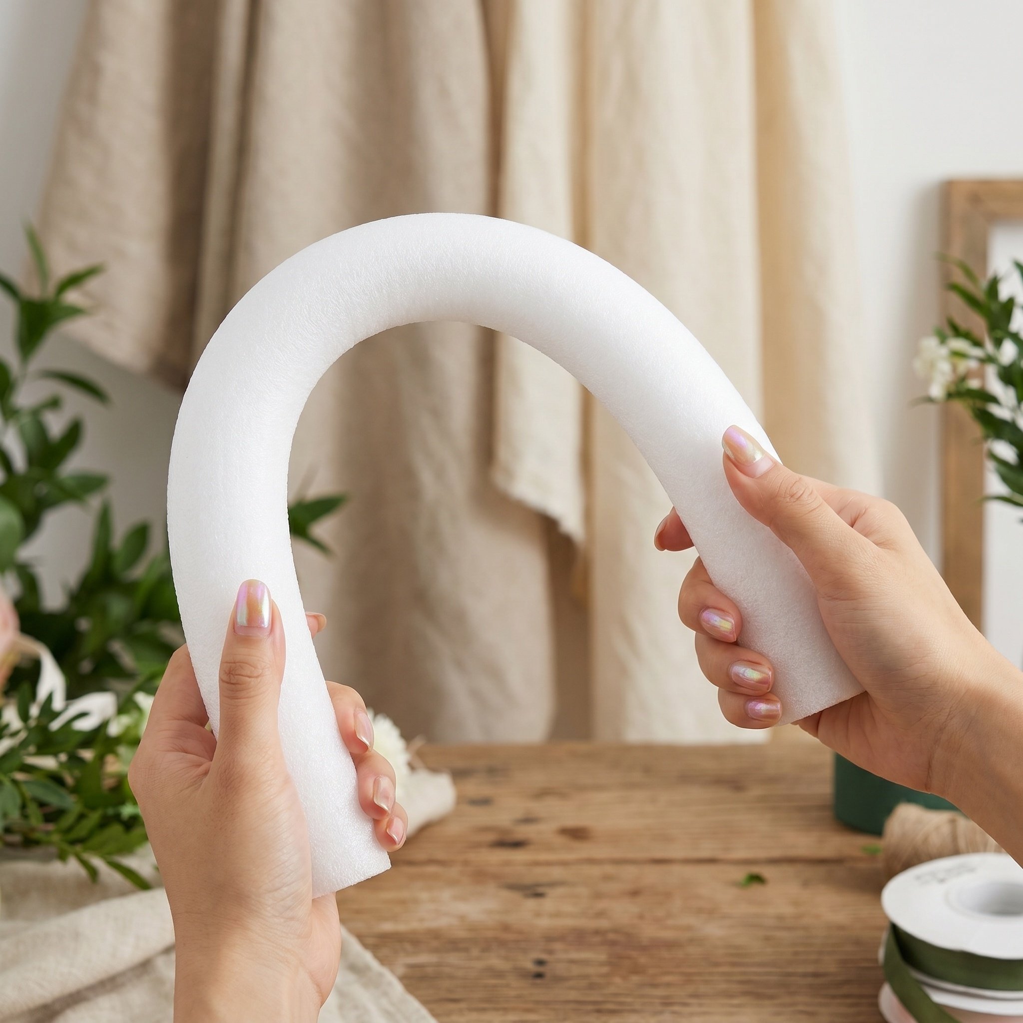 5Pcs 꽃꽂이 폼 막대 가벼운 무게 40Cm 간편한  - Easy Florist Supply 리뷰 및 가격